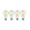 Satco 12.5W A19 LED, 100W Replace, Clear E26 Base, 27K, 120V (4-Pack) S12442 - alternate 2